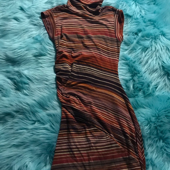 Moda International Dresses & Skirts - Moda International size Small rust stripe dress